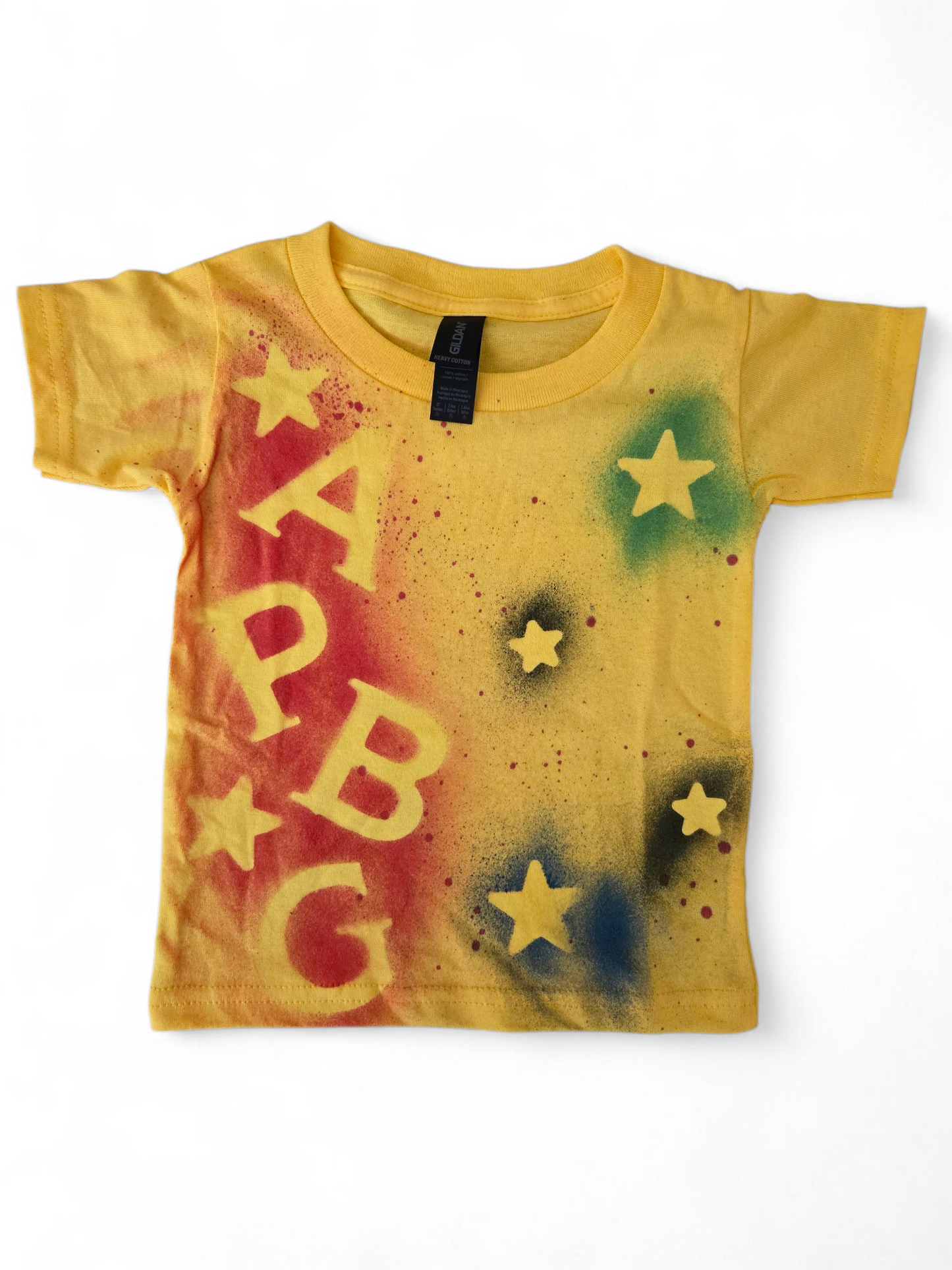 Kids APBG Star Yellow Tee